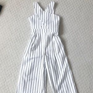Gianni Bini Striped Wide Leg Jumpsuit